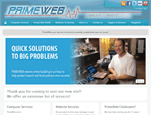 Tablet Screenshot of primeweb.ca